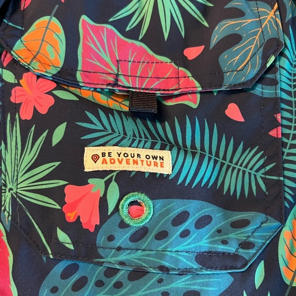 Sunset X Vine Men’s Tropical Swim Set - Blue and Pink Size XL - Picture 10 of 15